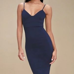 NWT Lulus Navy Blue dress